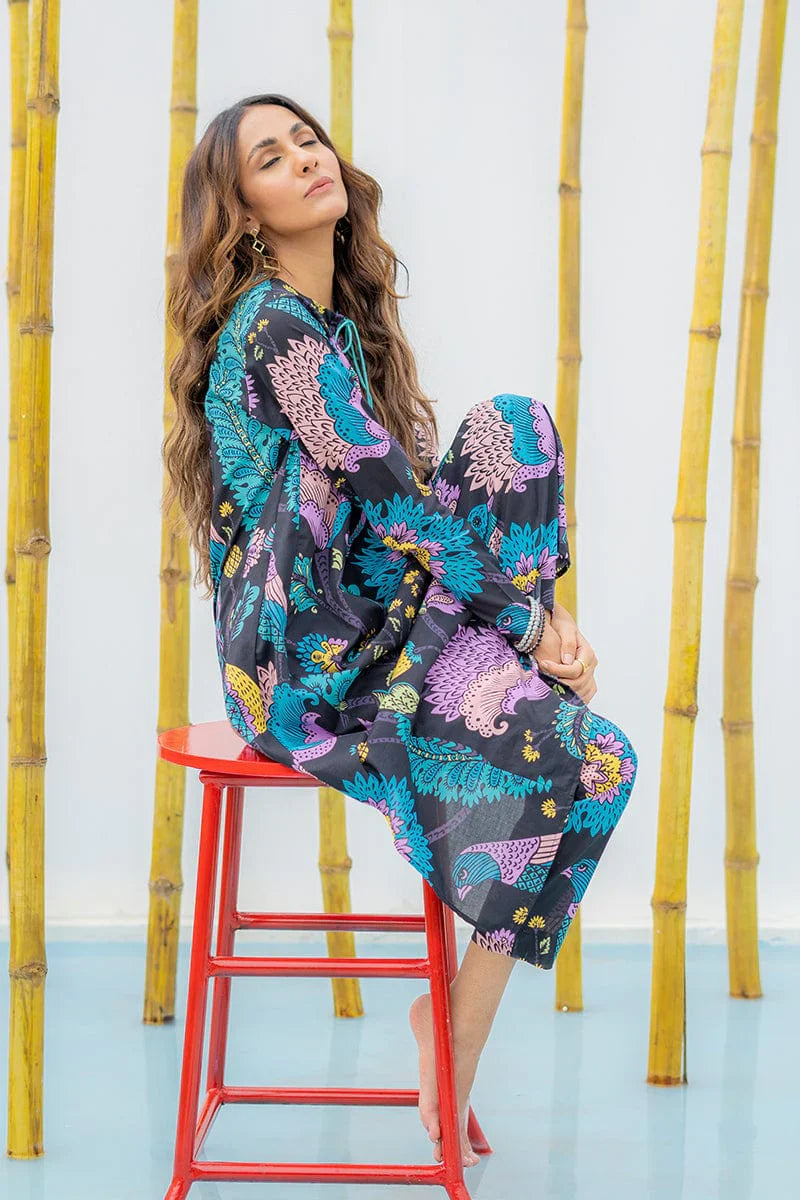 FCC D-483 Digital Printed Shamoz Silk two piece