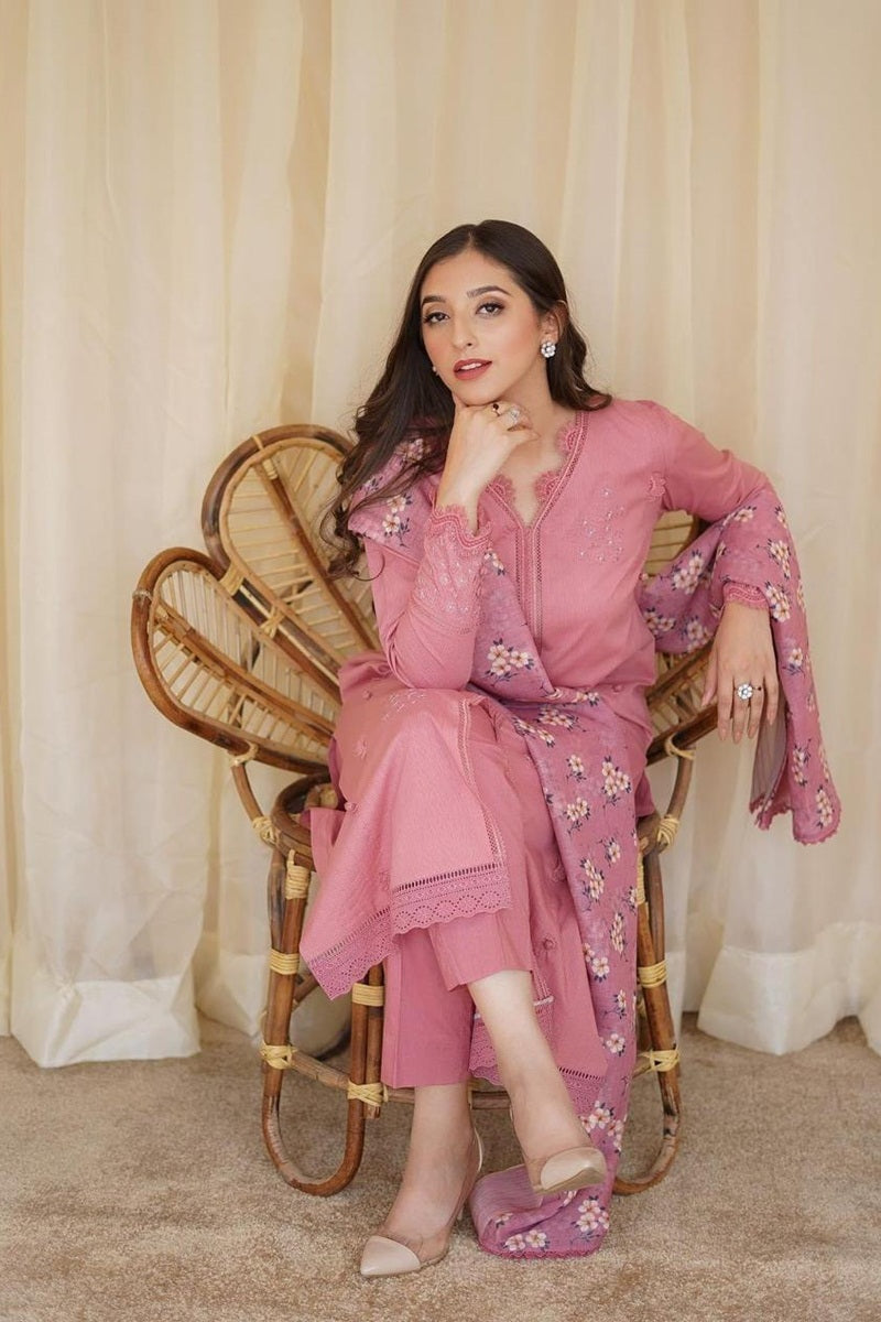 sitarahclothing Fcc-437 lawn Embroidered three piece