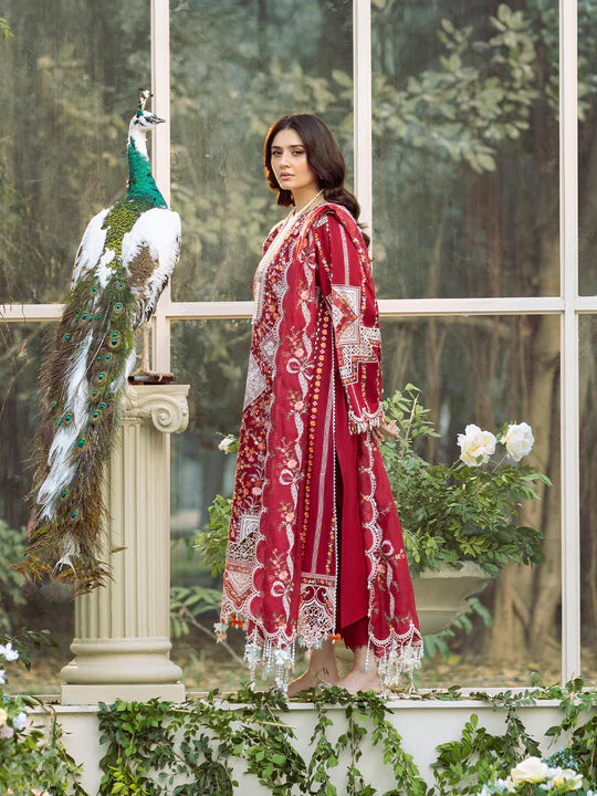Eid Collection BIN ILYAS Embroidered lawn 3pc