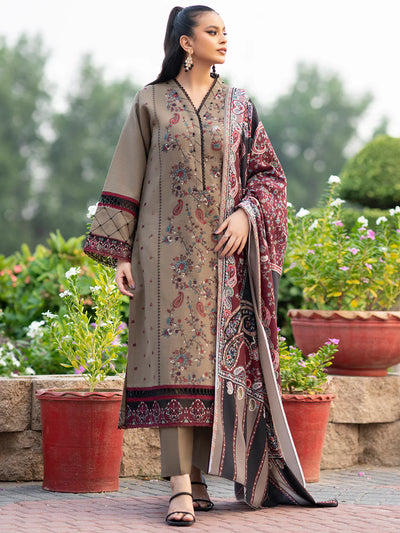 BIN ILYAS Embroidered lawn Three Piece BIL-05