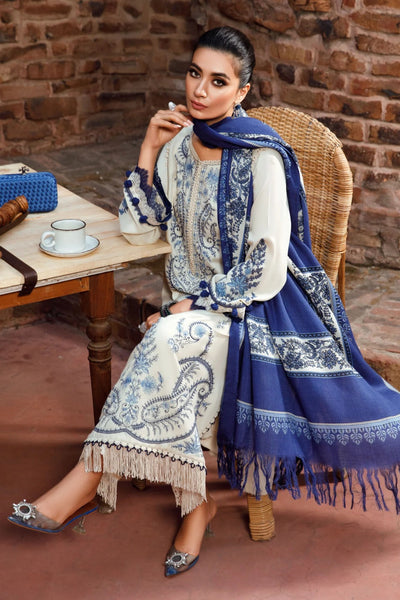 Maria-B Embroidered lawn Three Piece MB-