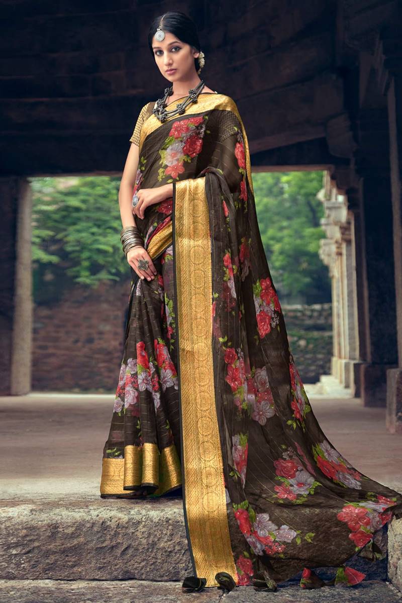 FCC-502 unstitched Saree