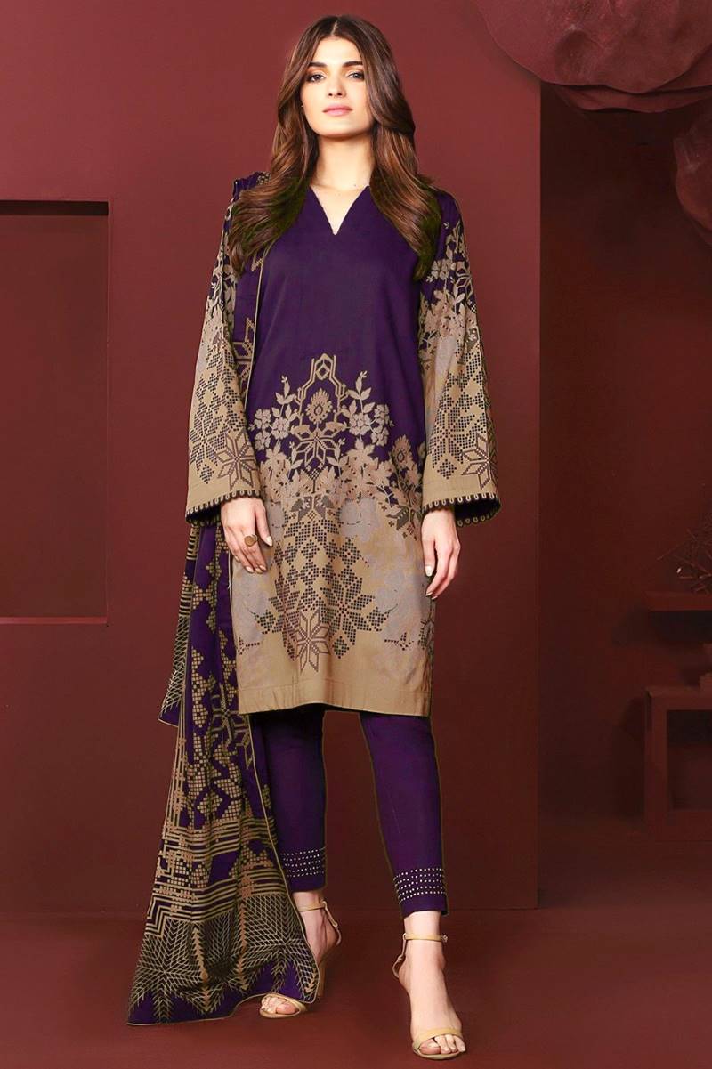 Firdous Printed Three Piece Lawn Collection (D#720-B)