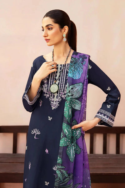 sapphire Embroidered lawn Three Piece SP-D16