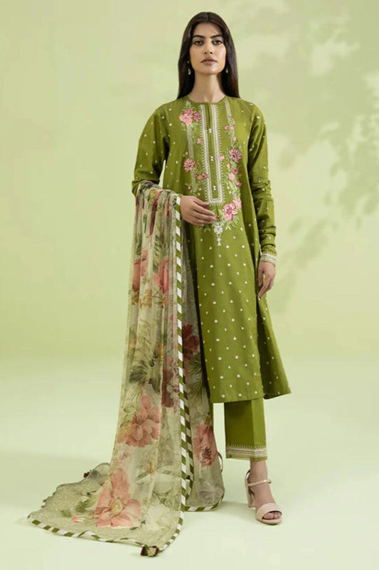 Sapphire Embroidered Dhanak  Three Piece SPL-923