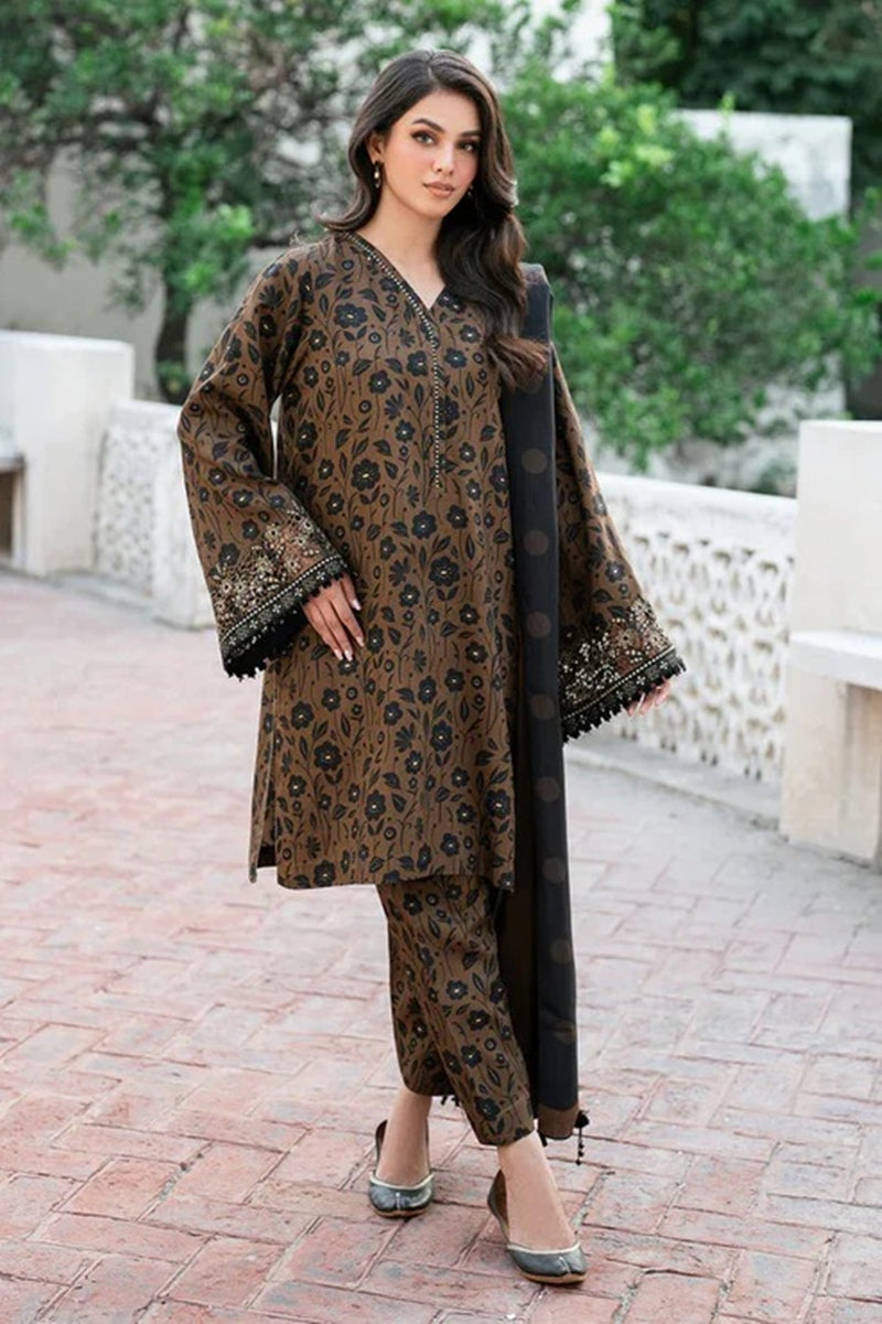 Baroque D-70  Printed three  piece suit