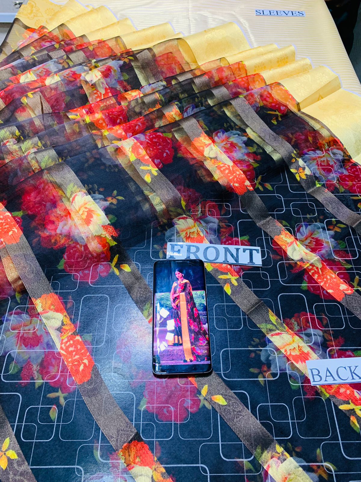 FCC-502 unstitched Saree