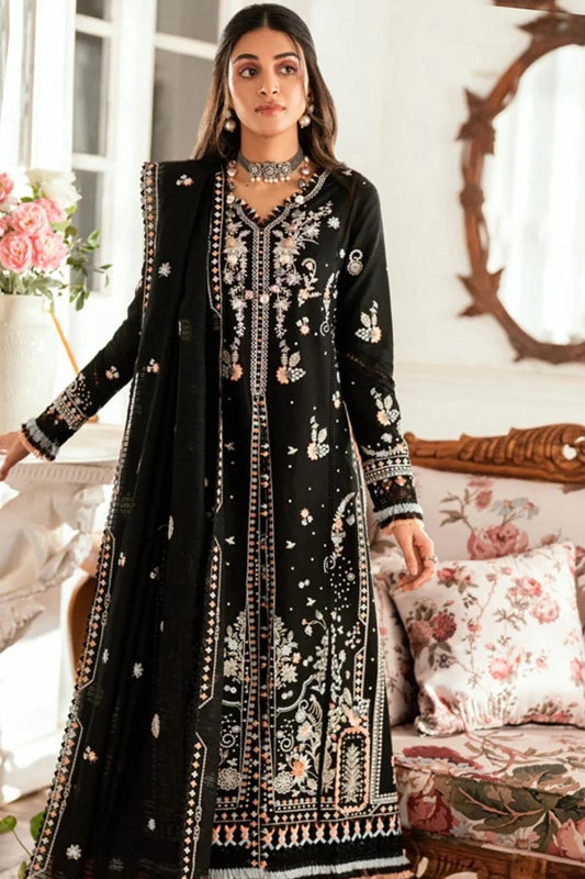 Qalamkar Embroidered Dhanak Three Piece QL-1050