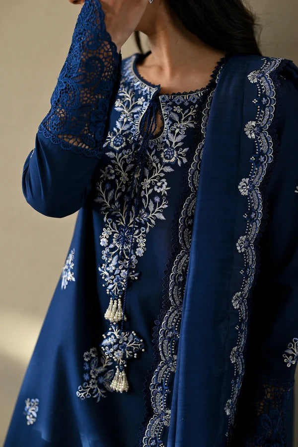 ZAIB Embroidered dhanak Three Piece ZAIB-20