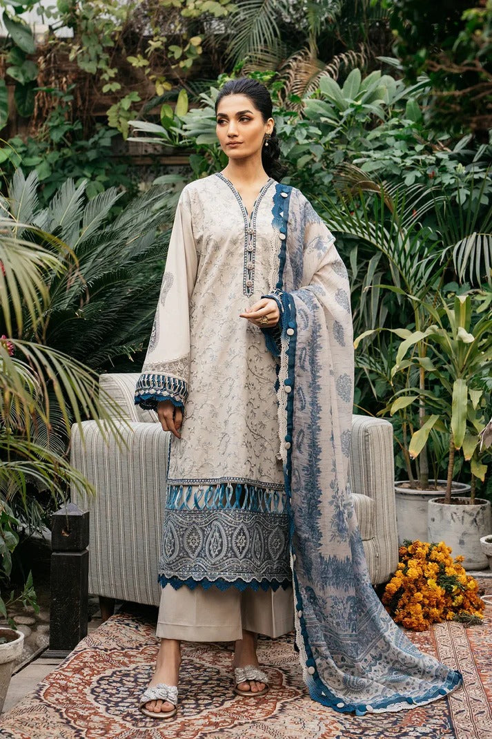 Ethnic Embroidered lawn Three Piece ET-98