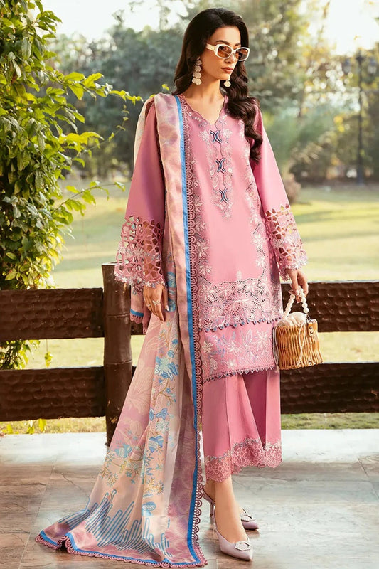 Binilyas Embroidered Dhanak Three Piece D-143