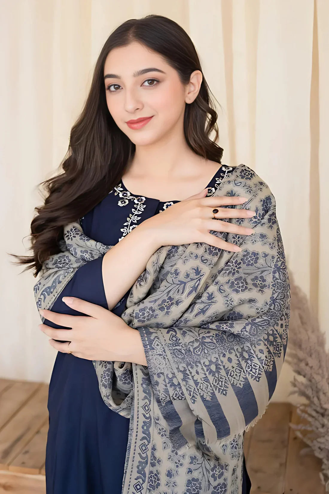 𝙵𝚌𝚌-841 𝙱𝚕𝚞𝚎  𝙳𝚑𝚊𝚗𝚊𝚔 𝙴𝚖𝚋𝚛𝚘𝚒𝚍𝚎𝚛𝚎𝚍 𝚝𝚑𝚛𝚎𝚎 𝚙𝚒𝚎𝚌𝚎 𝚆𝚒𝚝𝚑 𝚆𝚘𝚘𝚕𝚎𝚗 𝙳𝚞𝚙𝚙𝚊𝚝𝚊