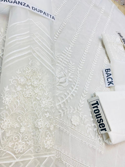 femalechoice Design#11 Organza Airjet Embroidered 3 pc