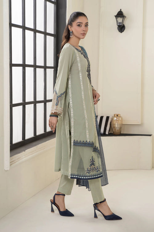 3 Piece Embroidered Lawn Suit