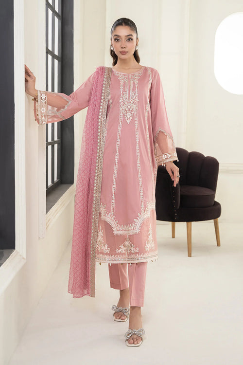 3 Piece Embroidered Lawn Suit