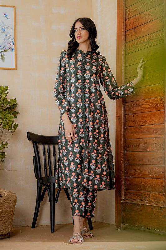 FCC D-484 Digital Printed  Shamoz Silk two piece