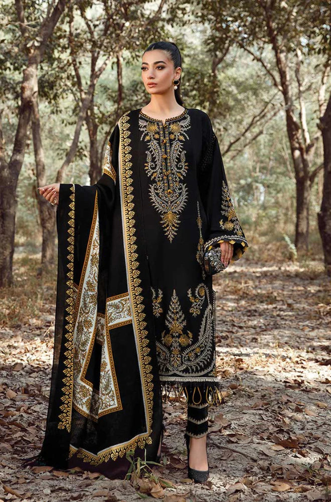 3PC Lawn UNSTITCHED EMBROIDERED SUIT