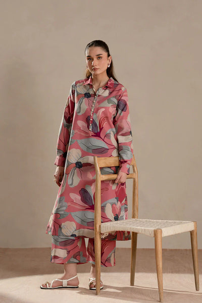 fcc-730 Printed Airjet Viscous Silk two Piece